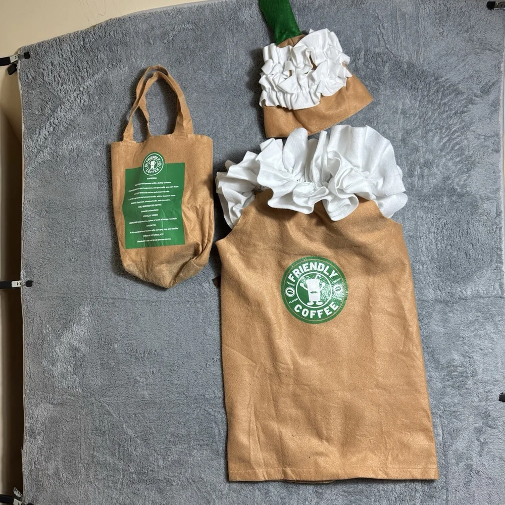 Dress Up America Coffee Frappuccino Costume Kids